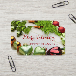 Carte De Visite Cool Awesome Noël Ornements Wreath