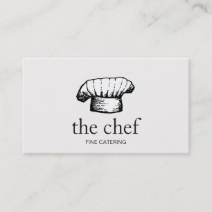 Carte De Visite Cool Chef Casquette Logo Restauration