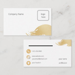 Carte De Visite cool personnalisé simple disposition propre