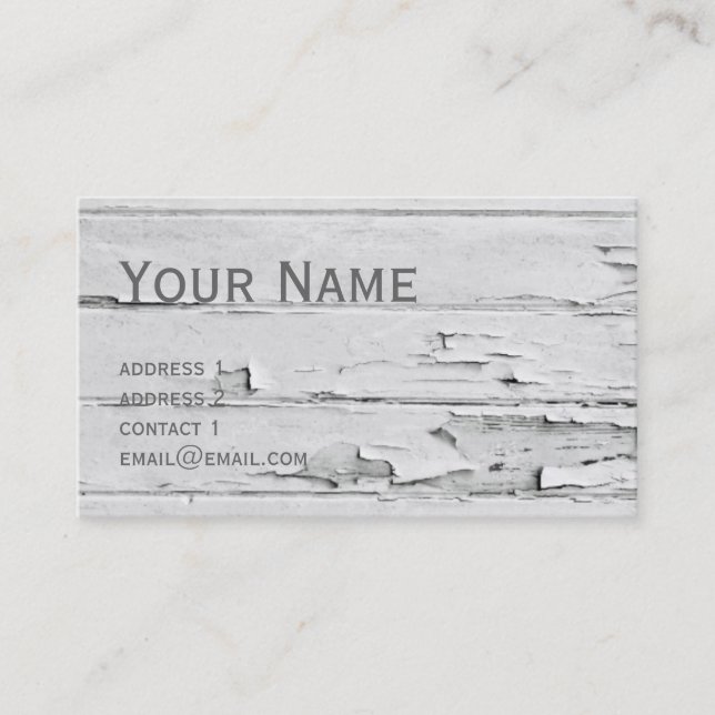 Carte De Visite cool rayé (Devant)