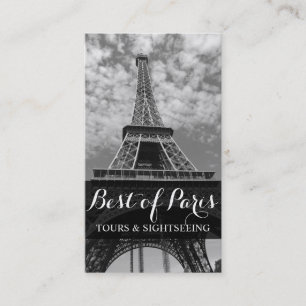 Carte De Visite Coordonnateur touristique Paris France Agent de vo