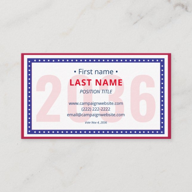 Carte De Visite Coordonnées de la campagne bilingue pour la sensib (Devant)