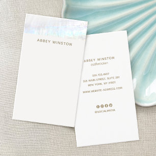 Carte De Visite Coquillage minimaliste tropical