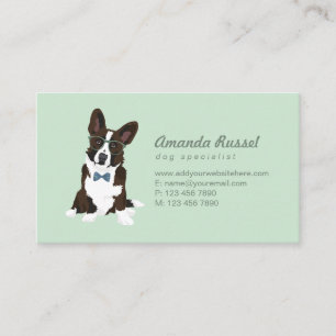 Carte De Visite Corgi frais de Gallois de cardigan de hippie pour