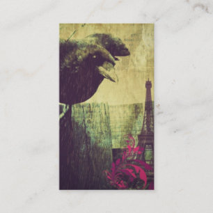 Carte De Visite Corneille éffrayante de corbeau de Halloween de