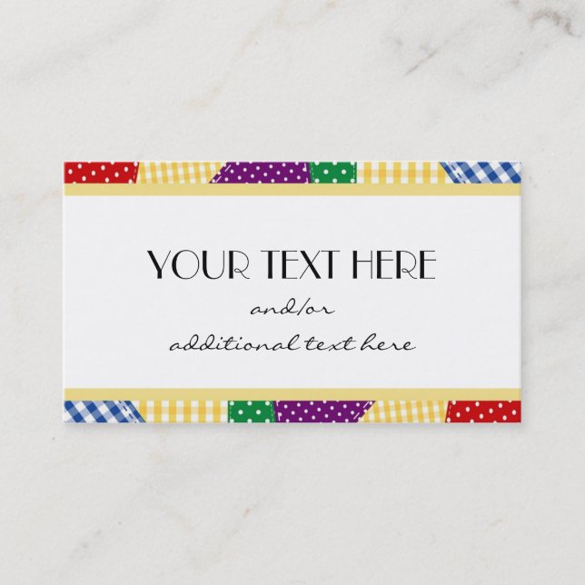 Carte De Visite Corrections (Devant)