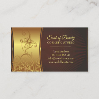 Carte De Visite Cosmetic make up studio business card