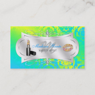Carte De Visite Cosmetologist prodigue de scintillement de chaux