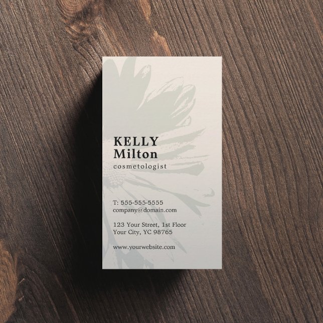 Carte De Visite Cosmétologue simple et élégant (Créateur téléchargé)
