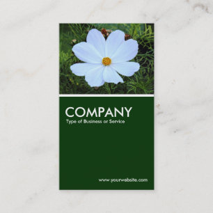 Carte De Visite Cosmos blanc - Vert foncé