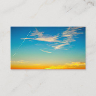 Carte De Visite coucher de soleil