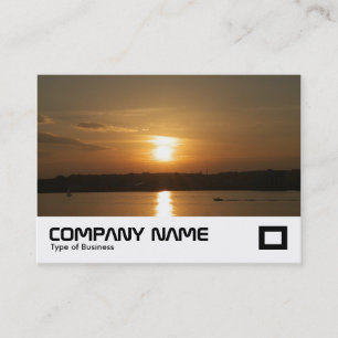 Carte De Visite Coucher de soleil sur la baie Cardiff