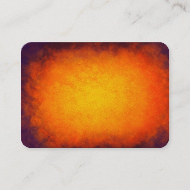 Carte De Visite Coucher de soleil violet et orange (Devant)