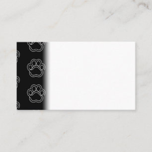 Carte De Visite Coucou à la ligne blanche de l'Amoureux des chiens
