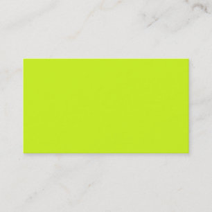 Carte De Visite Couleur 2 néon jaune vert Outils visuels Couleur u