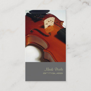 Carte De Visite Couleur/cartes de visite du violon de