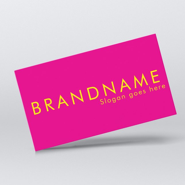 Carte De Visite Couleur de contraste vive, un moderne audacieux (Créateur téléchargé)