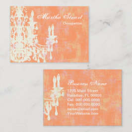 Carte De Visite COULEUR de lustre de Cocos/PAPIER/OPTIONS de FORME