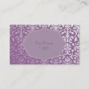 Carte De Visite Couleur de PixDezines do-it-yourself, damassé de