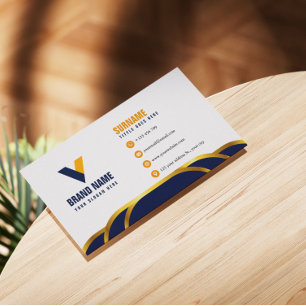 Carte De Visite Couleur foncée de luxe