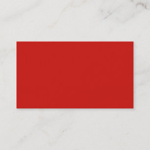 Carte De Visite Couleur rouge tendance Customisée Modèle blanc