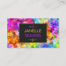 Carte De Visite Couleurs chakra éblouissantes