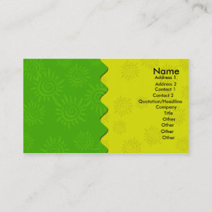 Carte De Visite Couleurs de la nature