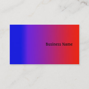 Carte De Visite Couleurs de l'arc-en-ciel