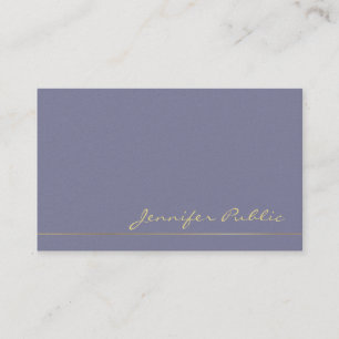 Carte De Visite Couleurs élégantes modernes tendance Pearl Finish
