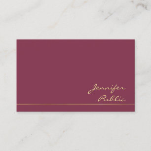 Carte De Visite Couleurs élégantes Tendance Moderne Finition soie