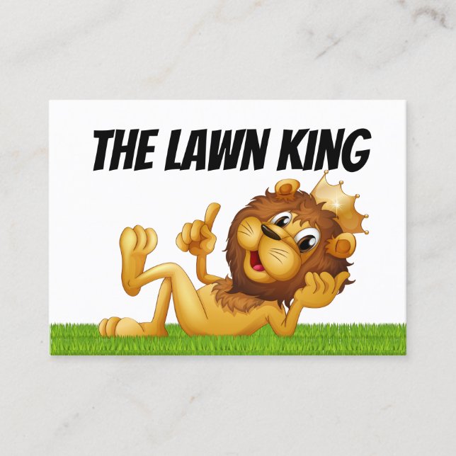 Carte De Visite Coupe d'herbe à usage personnel (Devant)