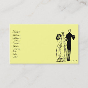 Carte De Visite Couple de mariage vintage