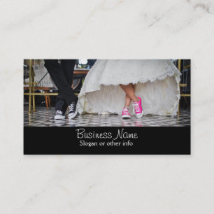 Carte De Visite Couple mariage dans un style rétro Cinties Diner