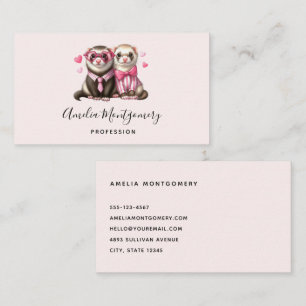 Carte De Visite Couple mignon en amour