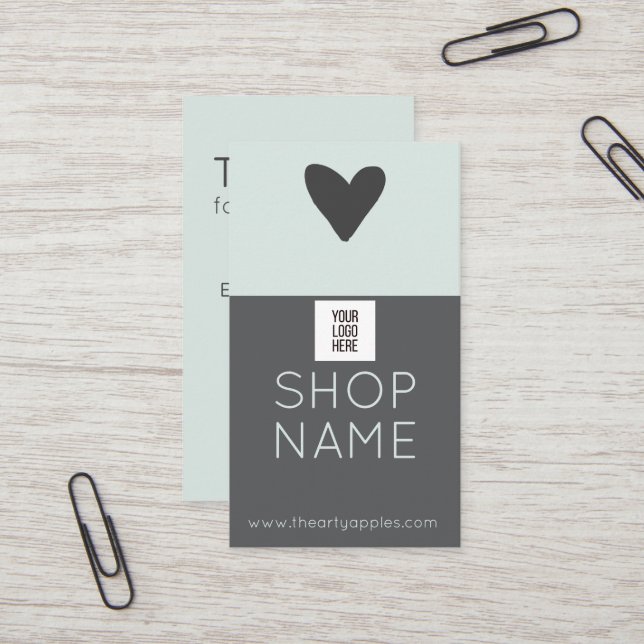 Carte De Visite Coupon Insert Card – Money Off Next Order (Devant/Arrière en situation)