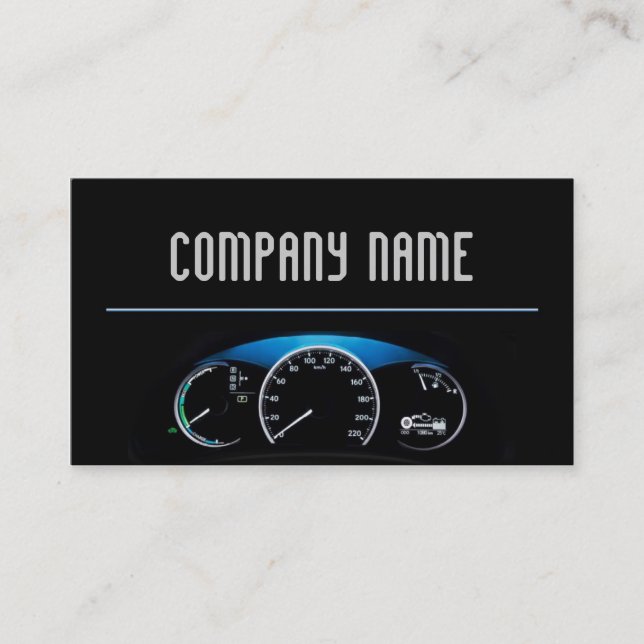Carte De Visite Coureur des véhicules à moteur/de mécanicien (Devant)