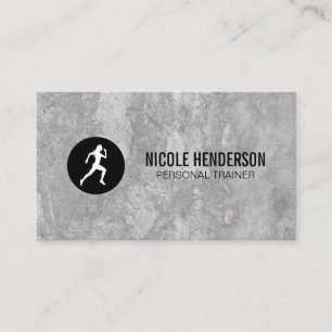 Carte De Visite Coureur Minimaliste