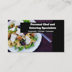 Carte De Visite Cours de cuisine de chef professionnel