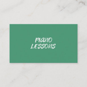 Carte De Visite Cours de piano de musique enseignant instructeur t