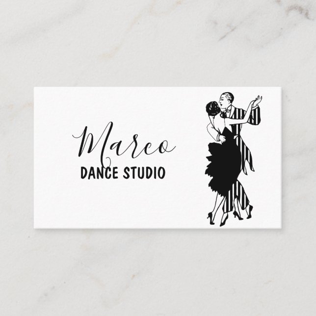 Carte De Visite Cours de studio de danse (Devant)