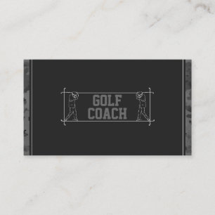 Carte De Visite Cours d'instructeur de golf