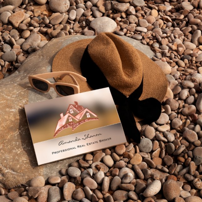 Carte De Visite Courtier immobilier professionnel Maison de luxe (Créateur téléchargé)