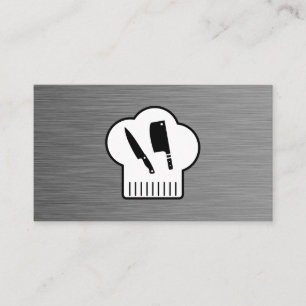 Carte De Visite Couteau Casquette Chefs