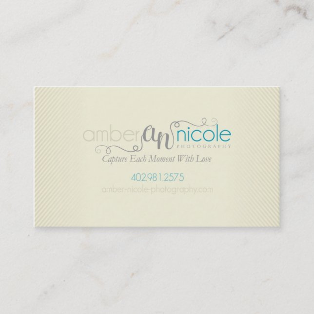 Carte De Visite Coutume ambre de la photographie | de Nicole (Devant)