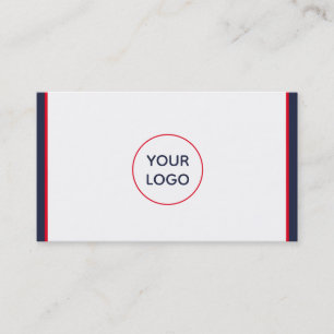 Carte De Visite Coutume marine rouge blanc et bleu