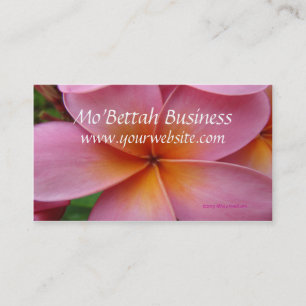 Carte De Visite Coutume tropicale BusinessCards de fleur de