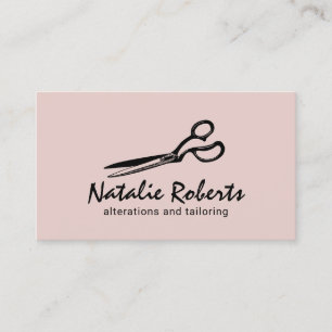 Carte De Visite Couture Alterne Chaîne De Souris Rosée Sur Mesur