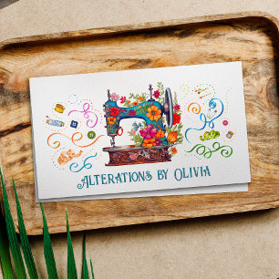 Carte De Visite Couture et modifications - Art de style Vintage