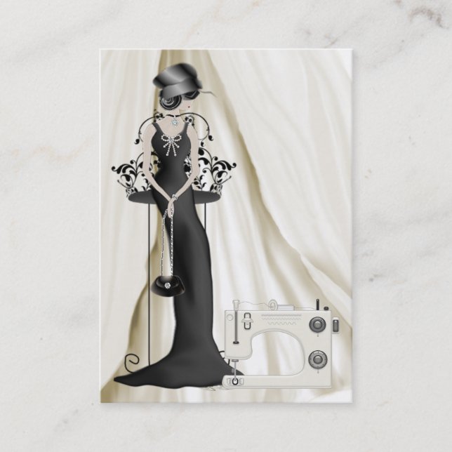 Carte De Visite Couture / Mode / Maîtrise - SRF (Devant)