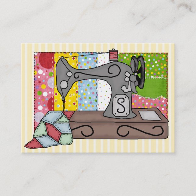 Carte De Visite Couture / Seamstress / Artisanat - SRF (Devant)